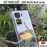 Vivo iQOO Neo 10, iQOO Neo9/ Neo9 Pro/ Neo9S Pro+ Transparent Tight-fitting Case with Camera Protect