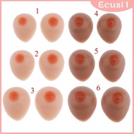 [Ecusi] Men Women's Silicone Breast Forms Cosplay Prosthesis Mastectomy Bra Inserts, 600 - 1000g