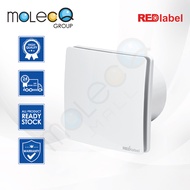 Red Label Wall Fan Captain-W6 Wall Mounted Ultra Silent Bathroom Kitchen Living Room Exhaust Ventila