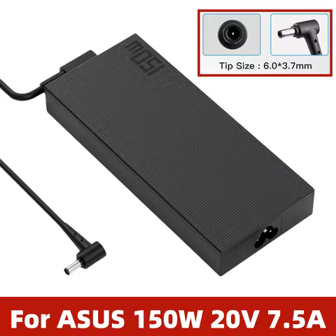 150W 20V 7.5A AC Charger For Asus TUF A15 FA506 TUF506 A506IH A17 FA706 FA706IHR Rog Strix G531GT G5