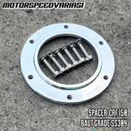 CRF 150L GEAR SPACER ADAPTOR PLUS LONG STAINLESS GEAR BOLT CRF 150L GEAR SPACER