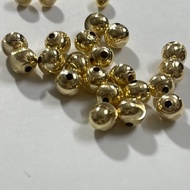 Charm vip Vortex ball size 5mm - Gold - AU 750 - genuine - Sturdy - durable to vip - Kent jewelry