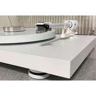 Pro-Ject 全平衡傳輸組合 2：黑膠唱盤Debut Pro B白色 唱頭放大器DS3 B銀色 專用訊號線 1個