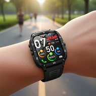 H02 Sport Smartwatch, 3ATM Waterproof, 22mm, Long-Lasting Battery