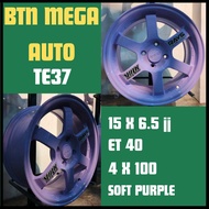 TE37 CRAZY COLOUR 15X6.5JJ ET40 4X100
