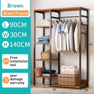 Rak Gantungan Baju Kayu Stand Hanger Kotak Rak Gantungan Baju Serbaguna  Rak Baju Celana