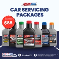 Car Servicing - AMSOIL Series Engine Oil Service Package | 0W20 5W30 0W40 5W40 Fully Synthetic