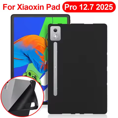 Protective Case for Lenovo Xiaoxin Pad Pro 12.7" 2025 Waterproof Anti-scratch Shell Soft TPU Cover f