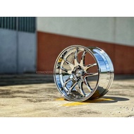 New Car Sport Rim WORK EMOTION Wheels CP2 Model 17x8J 8x100/114.3 10x100/114.3 ET35 Super Chrome - R