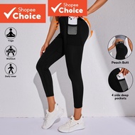 BR17-OCT24-B-3-Side Pocket Sports Leggings-SLB17BR265  BR17-OCT24-B-3-Seluar Sukan Ketat dengan Poke
