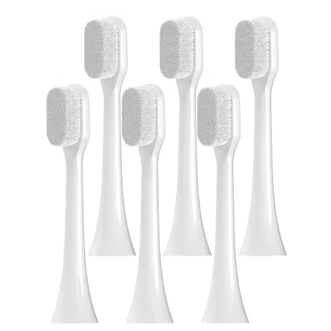6x Ultra Soft Replacement Brush Heads Compatible with Philips Sonicare Electric Toothbrush 4100/6100