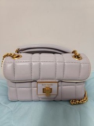 Kate Spade 菱格鏈條真皮細手袋