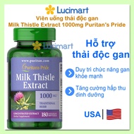Viên uống thải độc gan Milk Thistle Extract 1000mg / 3000mg [Hàng Mỹ]