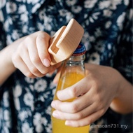 Solid Wood Cheese Style Corkscrew Refrigerator Sticker Creative Corkscrew Beech Wood Corkscrew Mobil