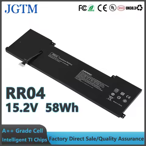 JGTM RR04 15.2V 58Wh Laptop Battery for HP Omen 15 15-5014TX 15-5001NS 15-5209TX 15-5208TX 15-5114TX