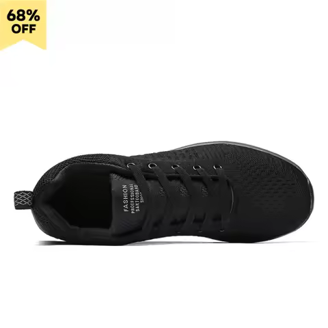 Men Running Walking Knit Shoe Casual Sneakers Breathable Sports Running Athletic Gym Lightweight Out