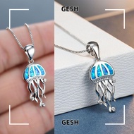 GESH Necklaces Gift Jellyfish Luxury Blue