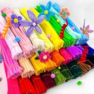 Dr.Alva Fuzzy wire 100pcs Dense Fuzzy Wire Chenille Stems Children's DIY Flower Creative Toy
