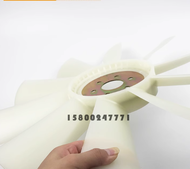 Komatsu อะไหล่รถขุด PC120-6ใบพัด4D9 5เครื่องยนต์ใบพัดพัดลมใบพัด PC60-6 PC60-7ใบพัดพัดลมให้ความเย็นเค