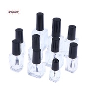 (SPTakashiF) 1Pcs Sub-packed Nail Polish Bottle Nail Gel Empty Bottle With Brush Glass Empty Blending Bottle Touch-up Container