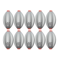 Fishing Sinkers Teardrop Fishing Sinker Premium Teardrop Fishing Sinkers 10pcs Polished Surface Esse
