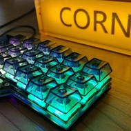V3 Corne Split Keyboard Positioning Board Acrylic Sand Case Fr4 Multiple Layouts Loing Custom Plate