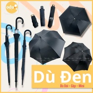 Black Umbrella, Black Mini, Black 3-fold, Black 3-fold, Long Black Umbrella Mini Umbrella Foldable U