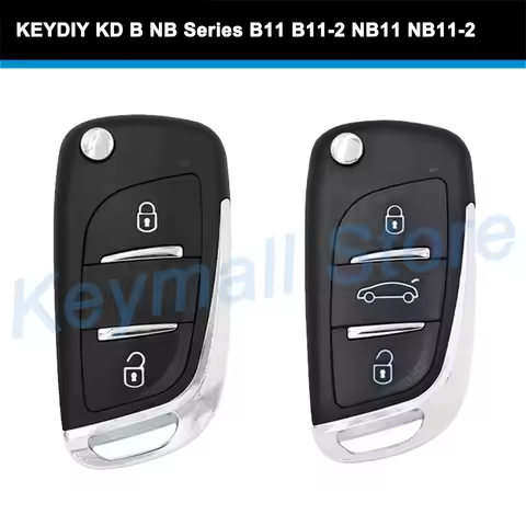 KEYECU KEYDIY KD B NB Series B11 B11-2 NB11 NB11-2 for DS Flip Style Universal Remote Car Key for KD