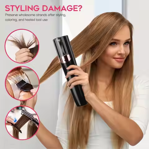 USB Rechargeable Split Hair Clipper, Hair Cutting Tool for Damaged Split Hair, Split Hair Clipper