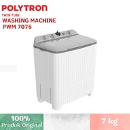 Mesin Cuci 2 Tabung Polytron 7Kg PWM 7076