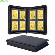 LANAFAY Toploader Binder, 112 Toploaders PU Toploader Album, Durable 4 Pocket Large Capacity Waterpr