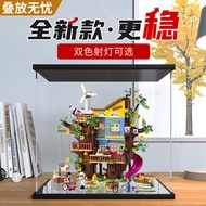 [Ready Stock Display Box] Acrylic Display Box Suitable for Lego 41703 Friendship Tree House Storage 