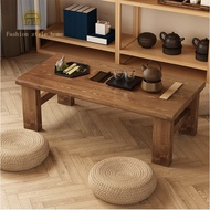 Kung Fu Tea Long Table Living Room Simple Solid Wood Kang Table Low Table Tea Table Zen Tatami Moder