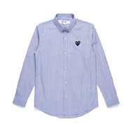 KEMEJA Cdg Play Blue Long Sleeve Shirt