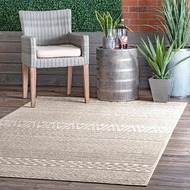 Kamryn Textured Tribal Indoor/outdoor Area Rug, 9x12 Outdoor Carpet