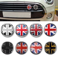 3D Metal Car Front Grille Emblem Badge Sticker For MINI COOPER S JCW F50 F54 F55 F56 F60 R55 R56 R60