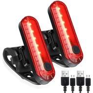 [Hot K] Strobe Bike Light Led Usb Bicycle Tail Light Rechargeable Lantern Cycling 4 Modes Safe At Night Bicycle Flashing Lights