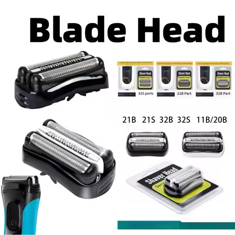 215-Blades 21B & 32B: Compatible with Braun Shavers 300s, 1s, 33010s, 320, 3000s, 3010s, 3040, 350cc