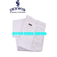 White Black High School Pants (not push & cotton)