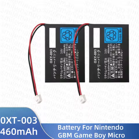Battery For Nintendo GBM Game Boy Micro OXY003 460mAh 3.8V Rechargeable Lithium Battery Game Console