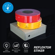MERAH CAHAYA 1 ROLL REFLECTOR RED YELLOW WHITE E11/REFLECTIVE TAPE/LIGHT MOUNTING STICKER FOR TRUCK 