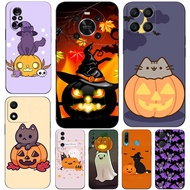 Case For Huawei y6 y7 2018 Honor 8A 8S Prime play 3e Phone Cover Soft Silicon Halloween