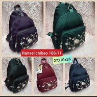 Chibao Ransel 186-11 motif bunga/TAS CHIBAO/TAS CHIBAO RANSEL WANITA!!