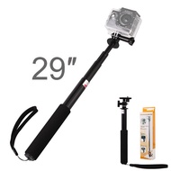 29 Inch Aluminum Handheld Monopod for GoPro Hero 9 8 7 6 5 Sjcam Sj8 Yi 4K Eken H9 Action Camera Accessories Mount Selfie Stick 【ELEGANT】