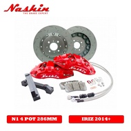 PROTON IRIZ 2014+ -NASHIN N1-SERIES 4POT 286MM BRAKE CALIBER KIT