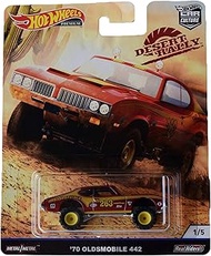 Hot Wheels Car Culture Desert Rally '70 Oldsmobile 442 1/5, red/Gold