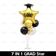 MINIIS Graduation Balloon Belon Graduation Alphabet Balloon Happy Graduation Congratulations Balloon