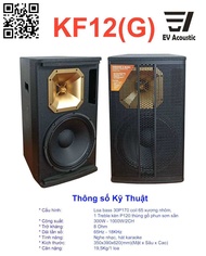 Loa karaoke bass 30 tiếng Ev Acoutic model FK 12G giá 1 đôi