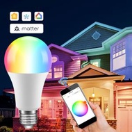 [9W] 1600萬種色 暖光白光任意設定 HomeKit直接連Google home alexa無線wifi語音控制 E27螺口 多功能智能燈泡