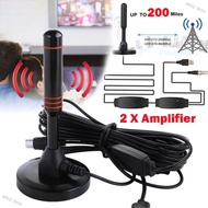 @RilZ St0re Indoor Digital HDTV TV Antenna Aerial Amplified 200 Mile Range VHF UHF Freeview